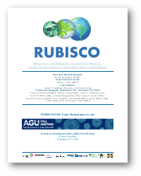 RUBISCO at the AGU Fall Meeting 2020